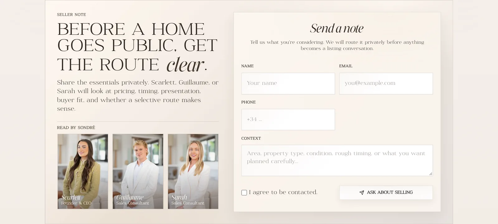 The seller note at a desk: Before a home goes public, get the route clear, with a short form to send a note